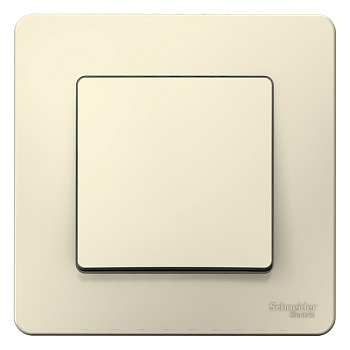 Выключатель одноклавишный BLANCA SE молочный во Владивостоке