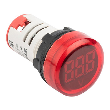 Индикатор значения напряжения красный ED16-22VD EKF PROxima  – купить силовое и модульное оптом и в розницу  Индикатор значения напряжения красный ED16-22VD EKF PROxima во Владивостоке