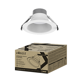 Светильник встраиваемый светодиодный CDL-LEVEL 30PA5C 30/26/22/16/12Вт 100-277В 125Лм/Вт 5ССТ 5лет 210мм NEOX во Владивостоке