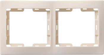 РГ-2-ККм Рамка 2местная горизонтольная КВАРТА (кремовый) IEK во Владивостоке