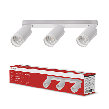 Светильник потолочный НПБ СПОТ-3xGU10-AR-WH под лампу GU10 350х55х135мм линейный белый IN HOME во Владивостоке