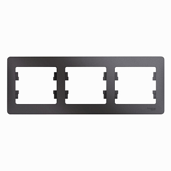 Рамка 3ая Glossa графит во Владивостоке