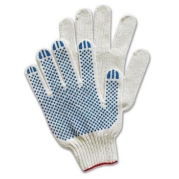 Перчатки х/б белые с точкой «СТАНДАРТ» (10 кл 4 нити) во Владивостоке