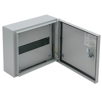 Корпус металлический ЩРН 12 мод. 265х310х120 с замком IP54 EKF Proxima  – купить щиты пластиковые, металлические оптом и в розницу  Корпус металлический ЩРН 12 мод. 265х310х120 с замком IP54 EKF Proxima во Владивостоке