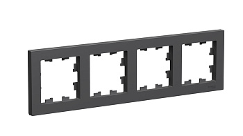Рамка четырехместная AtlasDesign SE базальт во Владивостоке