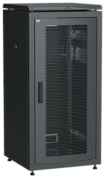 ITK Шкаф сетевой 19" LINEA N 18U 600х800 мм стеклянная передняя дверь черный во Владивостоке