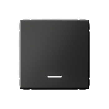 ARTGALLERY 1-клавишный ВЫКЛЮЧАТЕЛЬ с подсветкой, сх.1а, 10АХ, механизм, БАЗАЛЬТ во Владивостоке