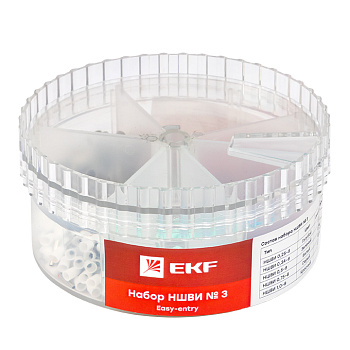 Набор НШВИ №3 (0,25-1мм2) EKF PROxima  – купить распределительные коробки, крепеж, изоляцию оптом и в розницу  Набор НШВИ №3 (0,25-1мм2) EKF PROxima во Владивостоке