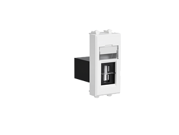 USB 2.0 розетка модульная, тип А-А, Avanti "Белое облако", 1 модуль DKC  – купить гофру, лоток и кабель-каналы оптом и в розницу  USB 2.0 розетка модульная, тип А-А, Avanti "Белое облако", 1 модуль DKC во Владивостоке
