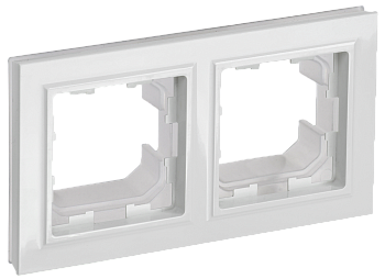 Рамка двойная IP44 BRITE IEK белая во Владивостоке
