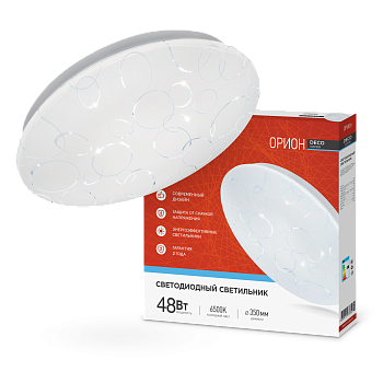 Светильник светодиодный серии DECO ОРИОН 48Вт 230В 6500К 4320Лм 380х55мм IN HOME  – купить кабель и провод оптом и в розницу  Светильник светодиодный серии DECO ОРИОН 48Вт 230В 6500К 4320Лм 380х55мм IN HOME во Владивостоке