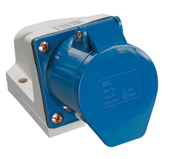 Розетка 113 стационарная 2Р+РЕ 16А 220В IP44 IEK во Владивостоке