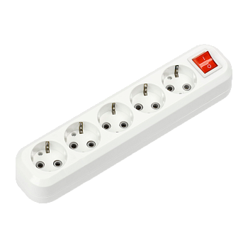 Колодка УЗВ-5-GRAND пятиместная с выключателем и заземлением 5250 IN HOME во Владивостоке