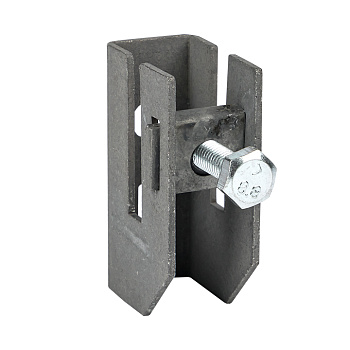 Держатель для полосы толщиной до 8мм с фиксирующим болтом, HZ EKF PROxima  – купить насосы, мотокультиваторы, строительное оборудование оптом и в розницу  Держатель для полосы толщиной до 8мм с фиксирующим болтом, HZ EKF PROxima во Владивостоке