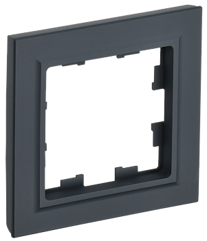 Рамка одинарная BRITE IEK графит во Владивостоке
