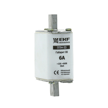 Плавкая вставка ППН-33 160/50А габарит 00 EKF PROxima  – купить силовое и модульное оптом и в розницу  Плавкая вставка ППН-33 160/50А габарит 00 EKF PROxima во Владивостоке