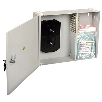 ITK кросс настенный укомплектованный: SC (Simplex) 24шт; (OM2)  – купить щиты пластиковые, металлические оптом и в розницу  ITK кросс настенный укомплектованный: SC (Simplex) 24шт; (OM2) во Владивостоке