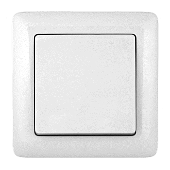 Выключатель одноклавишный ХИТ SE белый во Владивостоке