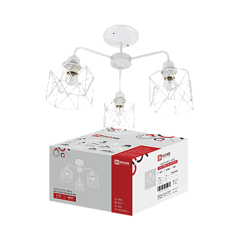 Люстра под лампу LOFT ATIKO-СN-3E27R-WH 3хЕ27 белый IN HOME во Владивостоке