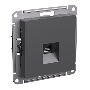 Розетка компьютерная AtlasDesign SE базальт во Владивостоке