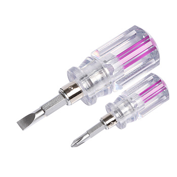 Отвертка с двухсторонним стержнем, прозрачная рукоятка 40 мм (PH2,SL 6) REXANT во Владивостоке