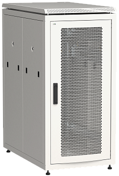 ITK Шкаф сетевой 19" LINEA N 24U 600х1000 мм стеклянная передняя дверь серый во Владивостоке