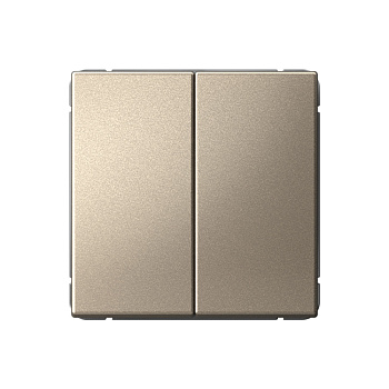 ARTGALLERY 2-клавишный ВЫКЛЮЧАТЕЛЬ, сх.5, 10АХ, механизм, ШАМПАНЬ во Владивостоке