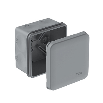 Коробка распред с мембран ввод IP66 Ø70х70х42 серая со стик под пистолет MultiBox во Владивостоке