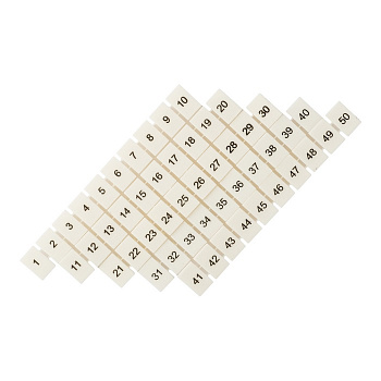 Маркеры для JXB-ST 2,5 с нумерацией 1-50 (10 шт.) EKF PROxima во Владивостоке