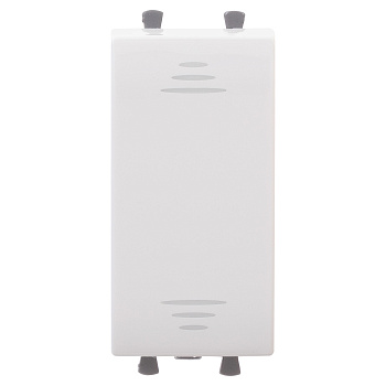 Выключатель модульный, Avanti "Белое облако", 1 модуль DKC во Владивостоке