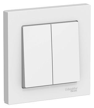 Выключатель двухклавишный AtlasDesign SE лотос в сборе во Владивостоке