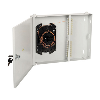 ITK кросс настенный укомплектованный: SC (Simplex) 16шт; (OS2)  – купить щиты пластиковые, металлические оптом и в розницу  ITK кросс настенный укомплектованный: SC (Simplex) 16шт; (OS2) во Владивостоке