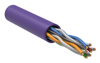 ITK Витая пара U/UTP кат.6 4х2х23AWG LSZH фиолетовый (305м)  – купить кабель и провод оптом и в розницу  ITK Витая пара U/UTP кат.6 4х2х23AWG LSZH фиолетовый (305м) во Владивостоке