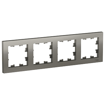 Рамка четырехместная AtlasDesign SE сталь во Владивостоке