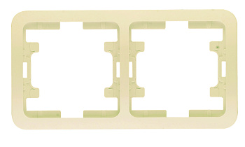 Рамка двойная МИМОЗА MAKEL крем во Владивостоке