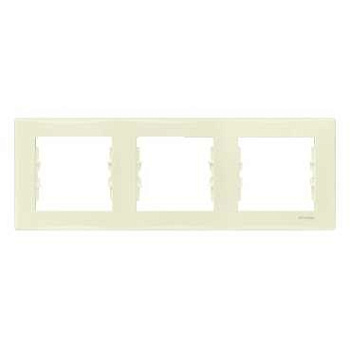 Рамка тройная SEDNA Schneider Electric крем во Владивостоке