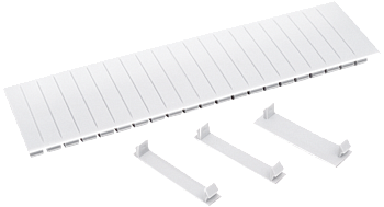 Заглушка IEK для щита на 12 модулей серая во Владивостоке