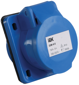 Розетка 413 скрытая 2Р+Е 16А 220В IP44 IEK во Владивостоке
