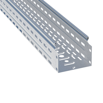 Лоток ПЕРФОРИРОВАННЫЙ 100х100х3000-0,7мм (24 м) EKF во Владивостоке
