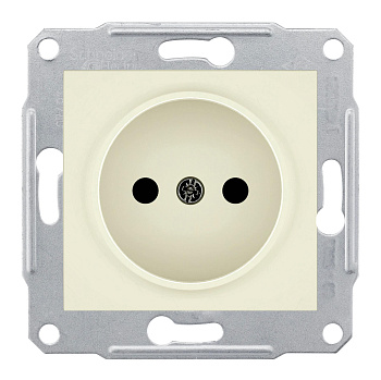 Розетка одинарная SEDNA Schneider Electric крем во Владивостоке