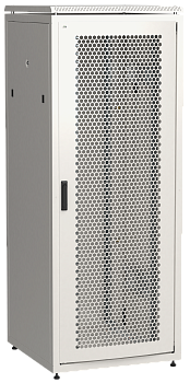 ITK Шкаф сетевой LINEA N 42U 800х800мм перфорированная передняя дверь задняя металлическая серый во Владивостоке