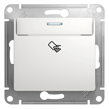 Выключатель карточный Glossa SE белый во Владивостоке