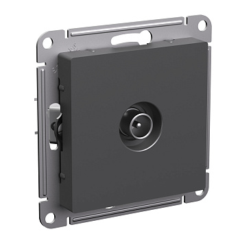 Розетка телевизионная AtlasDesign SE оконечная базальт во Владивостоке