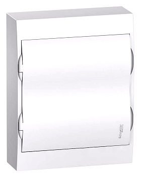 Щит распределительный навесной пластиковый с белой дверью City9 24 мод. 326х256х96 IP40 SE во Владивостоке