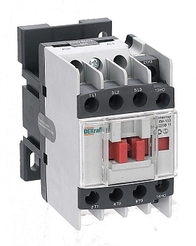 Контактор КМ-103 18А 380В АС3 1НО+1НЗ DEKraft  – купить силовое и модульное оптом и в розницу  Контактор КМ-103 18А 380В АС3 1НО+1НЗ DEKraft во Владивостоке