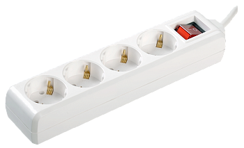 Удлинитель У04К-выключатель 4 места 2Р+PЕ/1,5 метра 3х1мм2 16А/250 IEK во Владивостоке