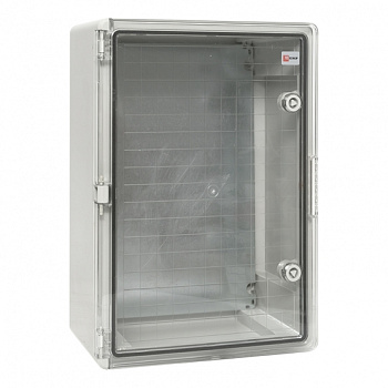Щит пластиковый с монтажной платой прозрачная дверь 500х350х190 мм IP65 EKF PROxima во Владивостоке