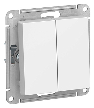 Выключатель двухклавишный AtlasDesign SE лотос во Владивостоке