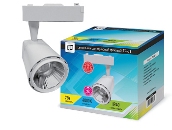 Светильник светодиодный трековый TR-03 7Вт 230В 4000К 630Лм 76x95x145мм белый IP40 LLT во Владивостоке