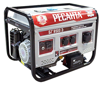 Электрогенератор БГ 9500 Э Ресанта  – купить насосы, мотокультиваторы, строительное оборудование оптом и в розницу  Электрогенератор БГ 9500 Э Ресанта во Владивостоке